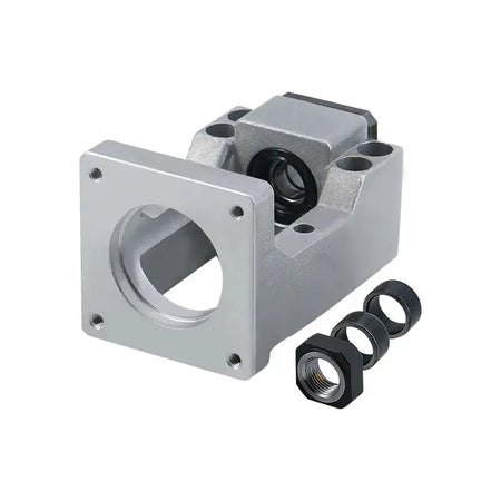 Aluminum HM12-57/60-V HM15 Stepping Servo Motor Seat Screw Support Bearing Fixed Integrated Bracket for NEMA23 NEMA 24 Engine by InterCyprus Trading Ltd