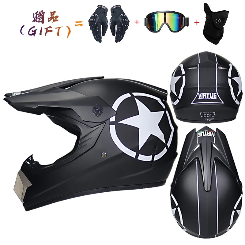 Orz Kids Motocross Helmet - Durable ABS Off-Road Safety