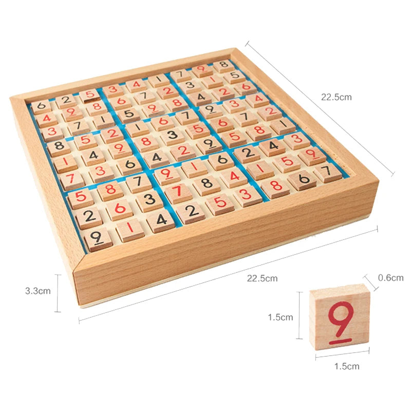 BZS00032 &ndash; Wooden Montessori Logic Puzzles For 3 and Up BZS00032