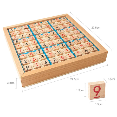 BZS00032 &ndash; Wooden Montessori Logic Puzzles For 3 and Up BZS00032