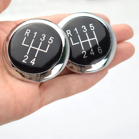 Chrome 5/6 Speed Car Gear Knob Cap Cover For VW Passat B6 2005-2011 B7 2010-2014 CC 2009-2012 Shift Lever Head Cover by InterCyprus Trading Ltd