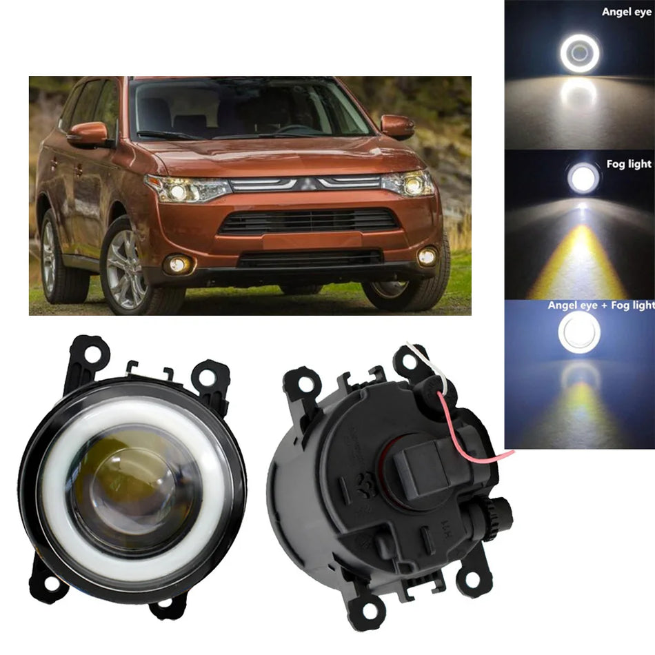 Angel Eyes Faruri de ceață LED pentru Mitsubishi Outlander 2012-2016, Triton ML 2006-2009