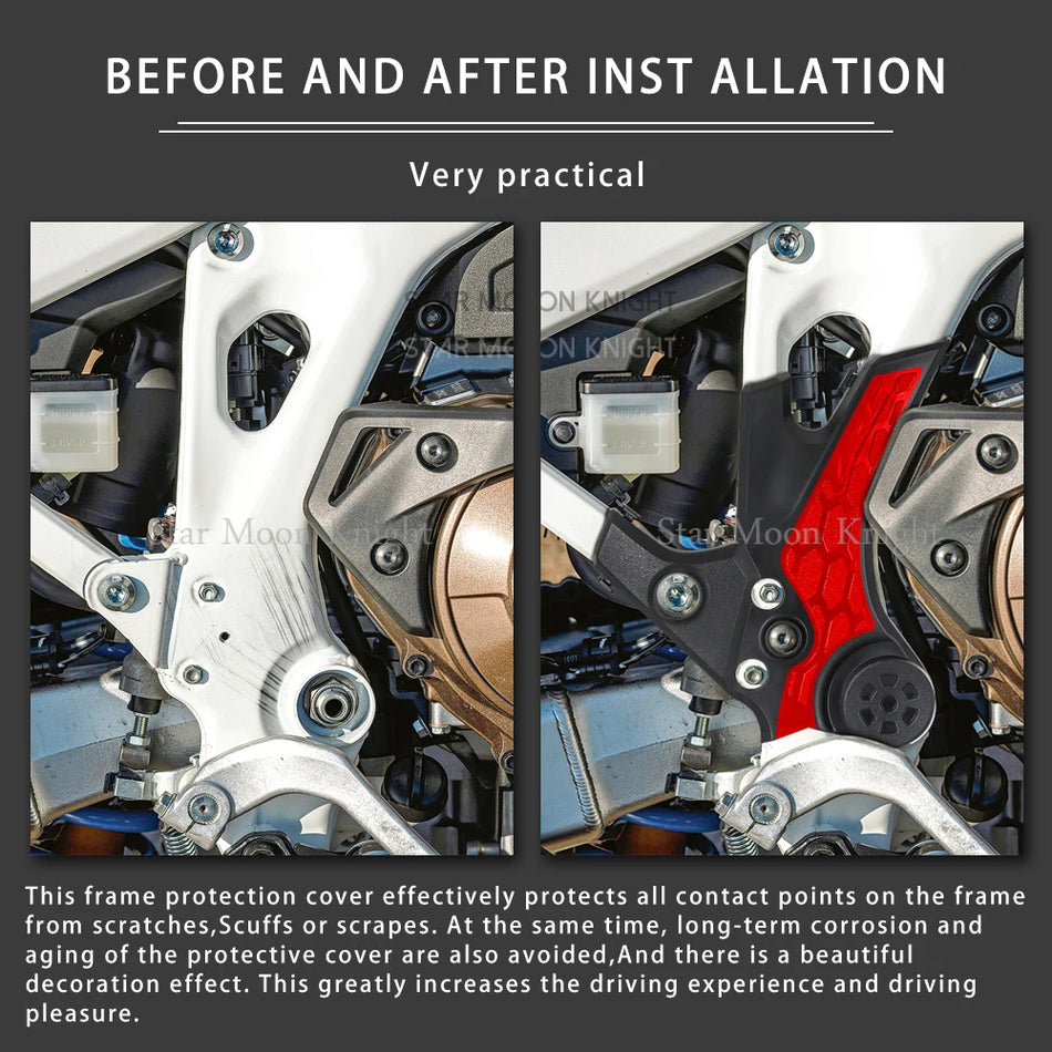 Honda CRF1100L Africa Twin rammebeskyttelsespanel til sidebeskyttelse, kofangerbeskytterdæksel