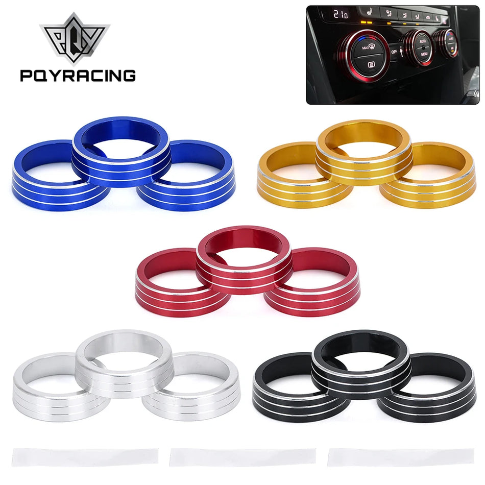 VW Tiguan Aluminum Air Conditioning Knob Decorative Cover Ring