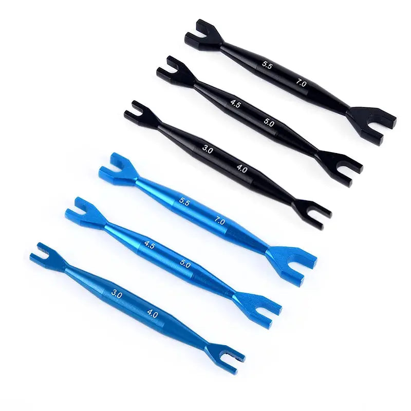 3pcs Wrench 3-4mm 4.5-5mm 5.5-7mm Double End Universal Spanner Open End Wrenches For Rc Crawler Car HSP Traxxas Axial SCX10 by InterCyprus Trading Ltd