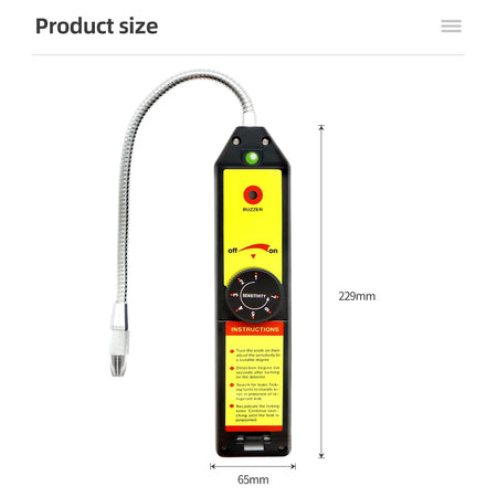 WJL-6000 &ndash; Freon Leak Detector With LCD Screen And Alarm