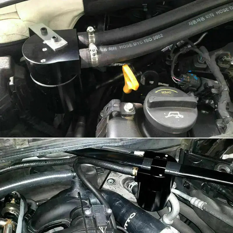 Universal Car Engine Reservior Oil Catch Can Tank Aluminum Alloy High Polished Fit For BMW N54 335 by InterCyprus Trading Ltd