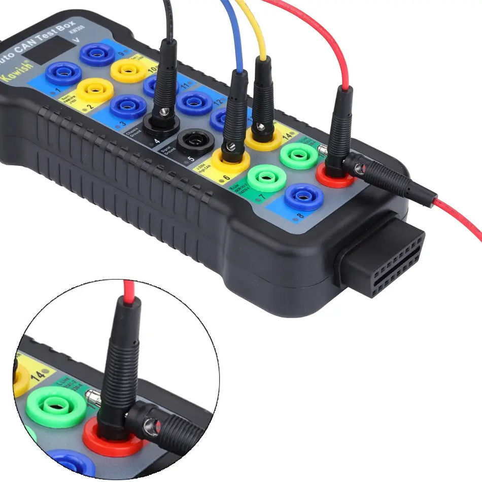 OBDII Breakout Box Car Protocol Detector With Pin Out Interface V2.3 by InterCyprus Trading Ltd