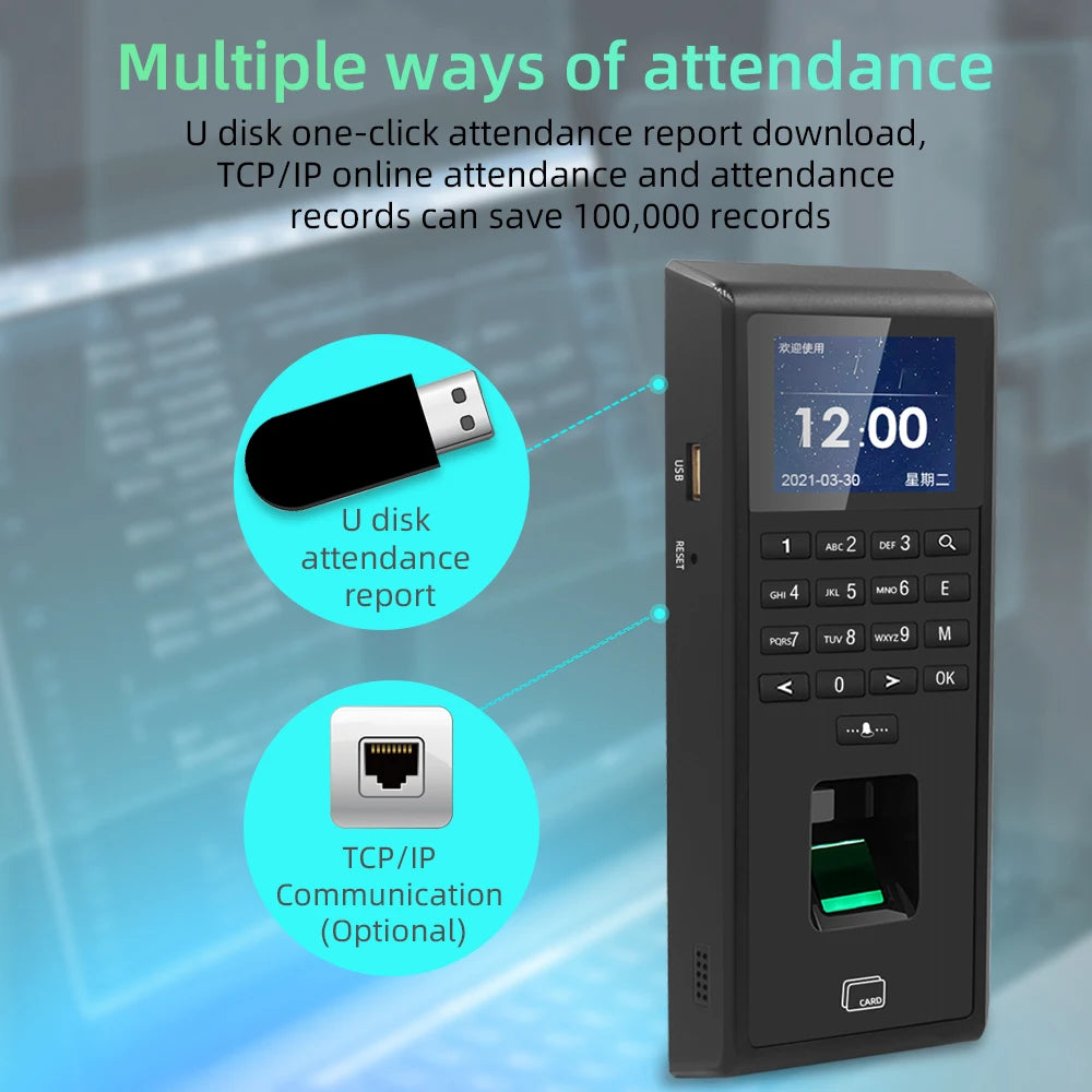 F601S &ndash; Biometric Fingerprint Access Keypad With Attendance