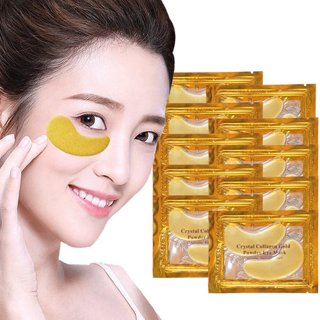 SERSANLOVE Gold Collagen Eye Patches for Dark Circles and Anti-Aging