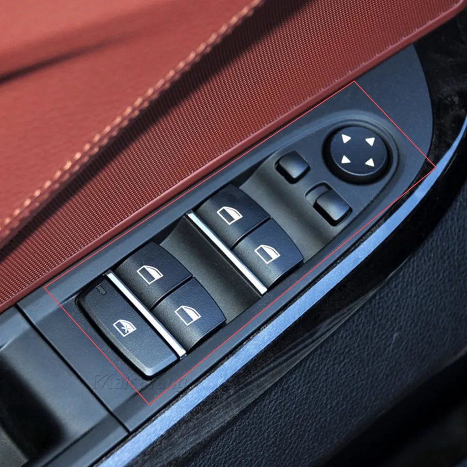 Interrupteur de fenêtre conducteur avec contrôle de rétroviseur pour BMW Série 5 F10 F18 61319241955
