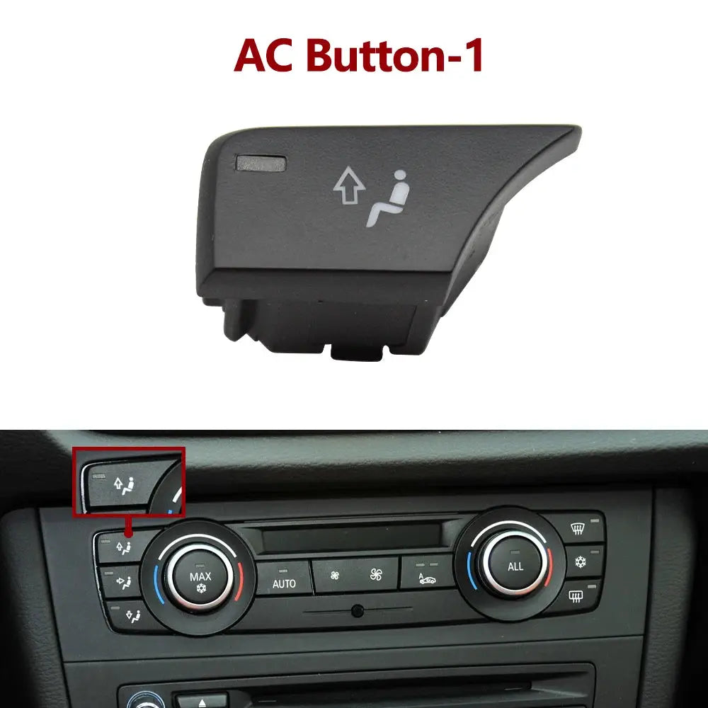 Car Air Conditioning AC Ventilation Adjust Switch Button For BMW 1 3 X1 X3 Series E82 E88 E84 E90 E91 E92 E93 F25 64119344143 by InterCyprus Trading Ltd