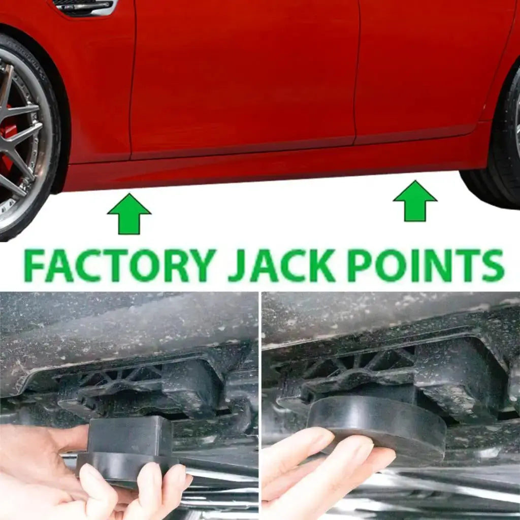 Car Rubber Jack Pad Black Car Vehicle Jacks Jack Pad Frame Protector for Mercedes A B C E Class GLA COUPE GLC GLK GLS GL M R S by InterCyprus Trading Ltd