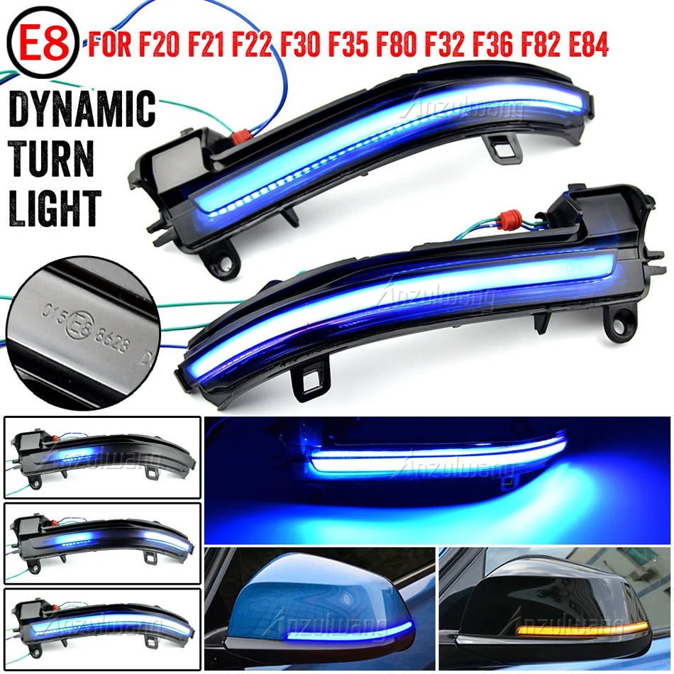 Sequential LED Turn Signal Side Mirror Lamp for BMW F32 F33 F36