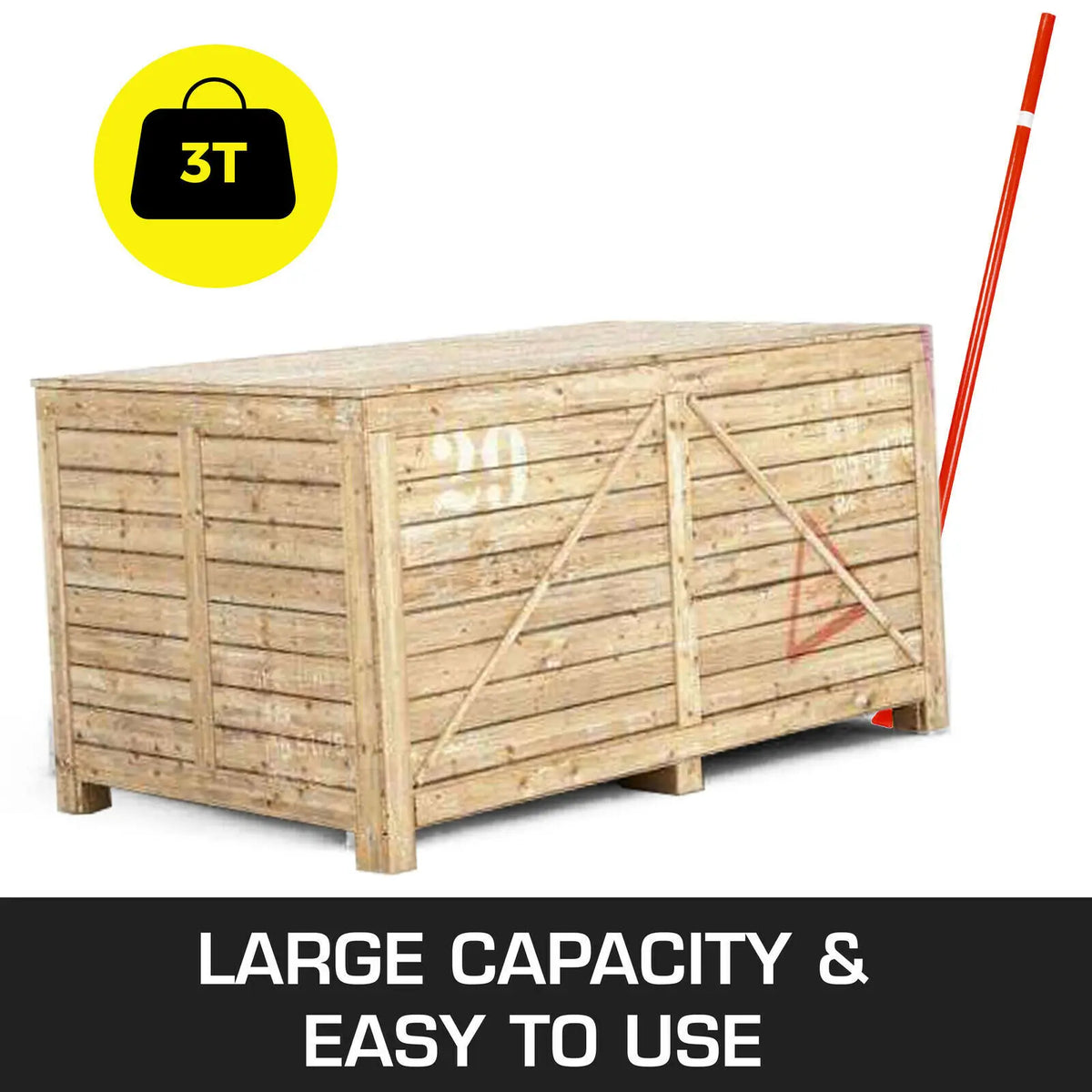 SucceBuy 5-6FT Pry Lever Bar &ndash; Labor Saving Ergonomic Handle