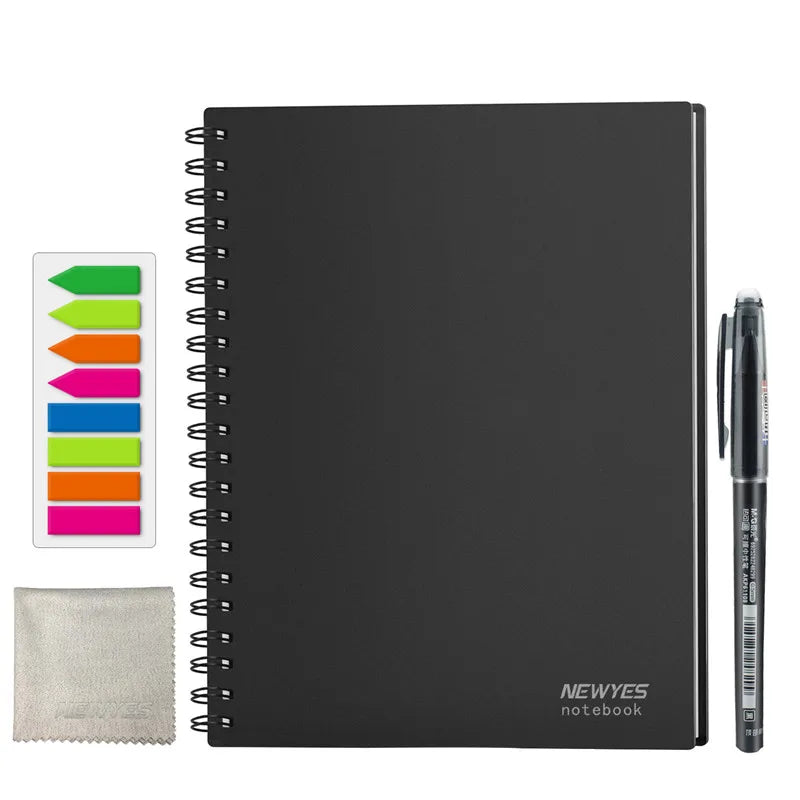 A5 B5 Smart Erasable Notebook Paper Erase Notepad Note Pad Lined With ...