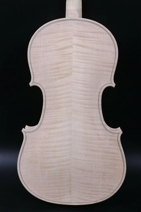 Unfinished Violin 4/4 Flame Maple Spruce Handmade &ndash; Handmade