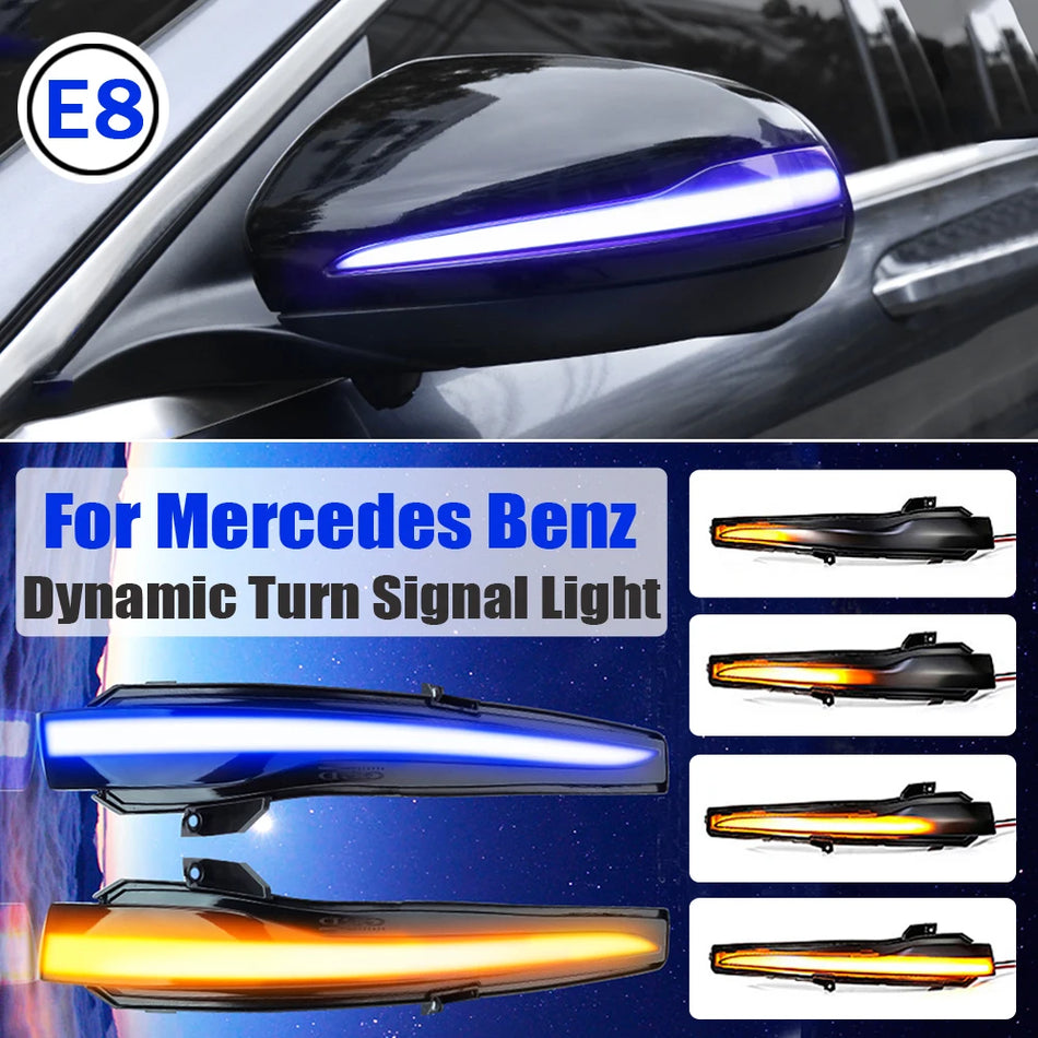 Lumini de semnalizare dinamice LED pentru Mercedes-Benz W205 W213 W222 W447