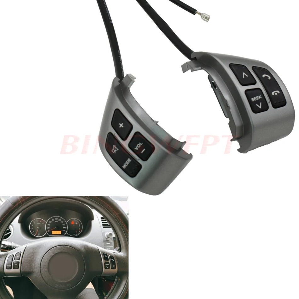 Przycisk przełącznika na kole kierownicy z regulacją głośności audio do Suzuki SX4 Swift 2006-2013