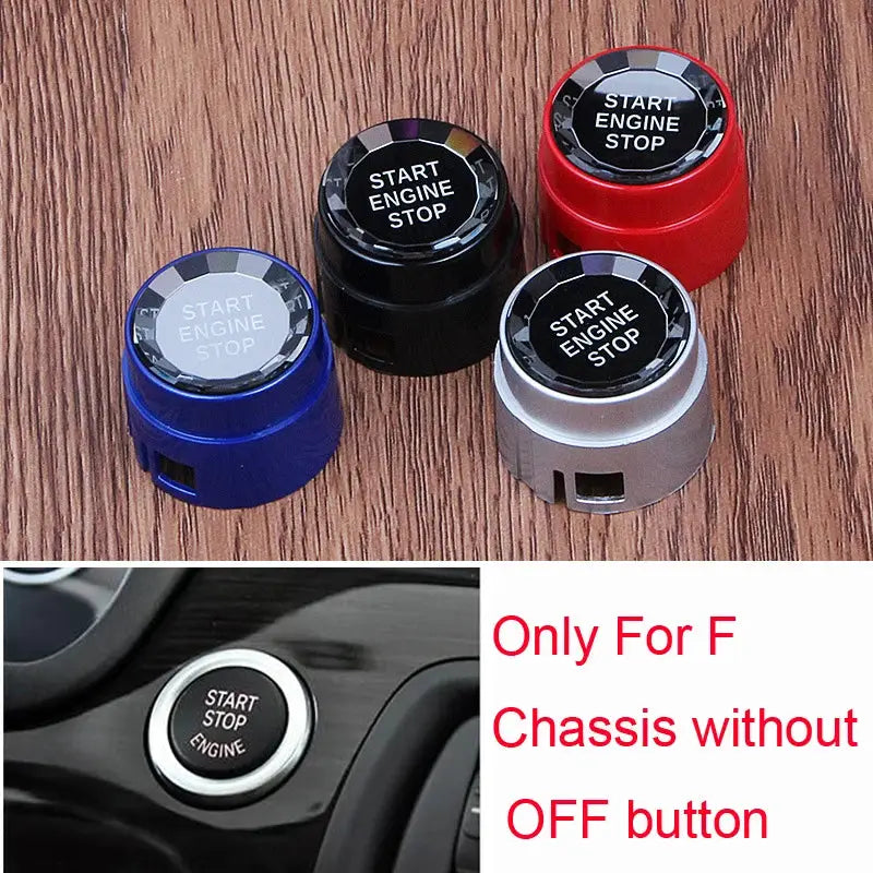 Engine Start Stop Button Sticker Crystal ABS for BMW F20 F30 F10 by InterCyprus Trading Ltd