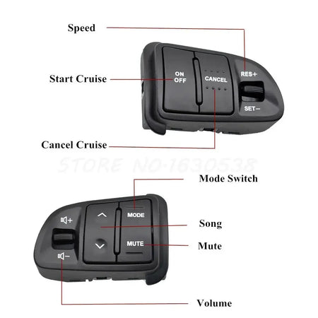 Multi Function Steering Wheel Audio Cruise Control Buttons For Kia Sportage SL Wth Backlight Button Switch & Bluetooth Panel by InterCyprus Trading Ltd
