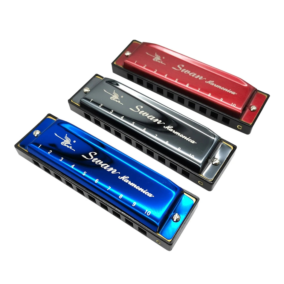 10 Holes Blues Harmonica Diatonic &ndash; Compact And Lightweight