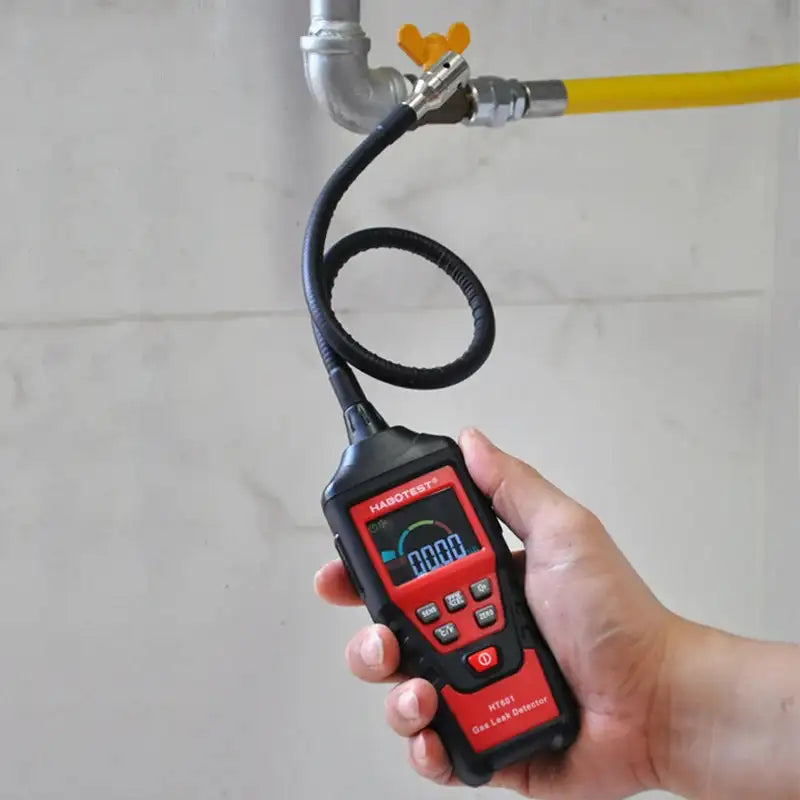 Portable Combustible Gas Detector and CO Meter with LCD