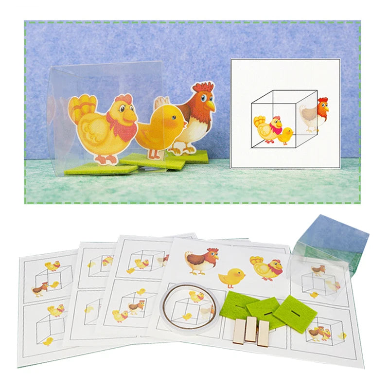 Toddler Montessori Math Toy Animal Matching &ndash; Logic Skill BOS10258