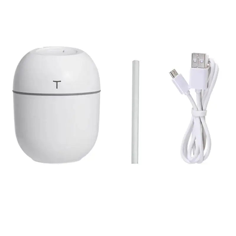 USB Ultrasonic Humidifier and Aroma Diffuser for Office White / CN