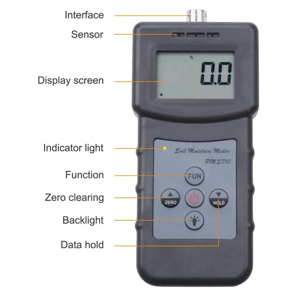 PMS710 LCD Digital Soil Moisture Meter &ndash; High Precision