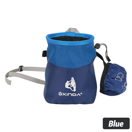 XINDA Outdoor Magnesium Chalk Bag &ndash; Ultra Lightweight Blue