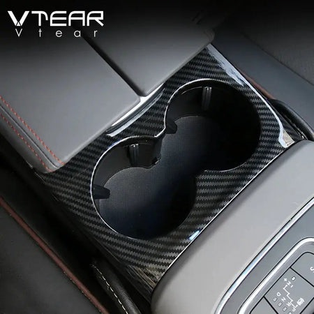Vtear Car Cup Holder Cover Interior Decoration Frame Center Console Cup Slot Protect Trim Accessories For Citroen C5 Aircross by InterCyprus Trading Ltd