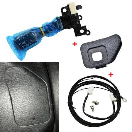 Cruise Control Switch 84632-34011 for Toyota Corolla 2014 RAV4 2013-2015 Steering Wheel Cover 45186-0R030 45186-0R030-C0 by InterCyprus Trading Ltd
