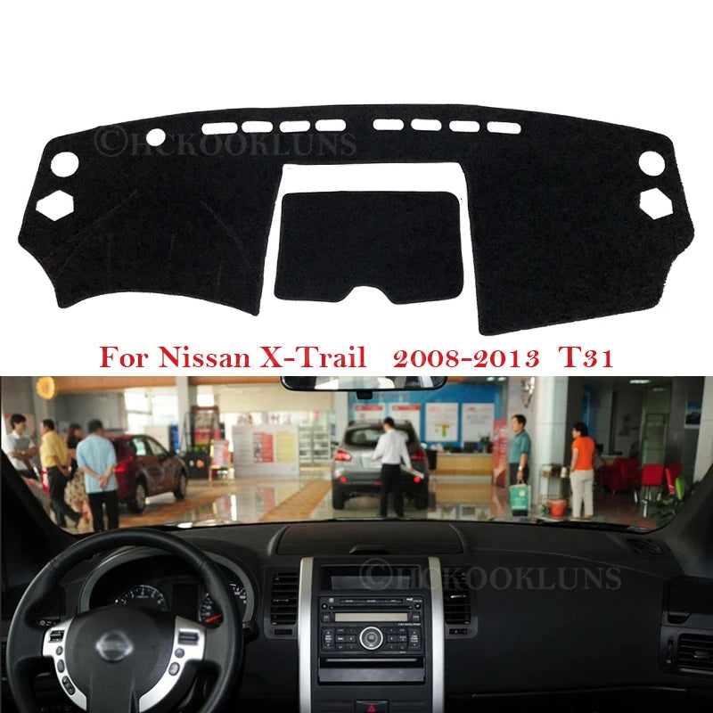 Mukautettu kojelaudan kansi polyesterimateriaalista Nissan X-Trail T31