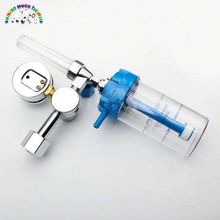 Oxygen Inhaler Meter Regulator Flow Gauge &ndash; Veterinary Tool
