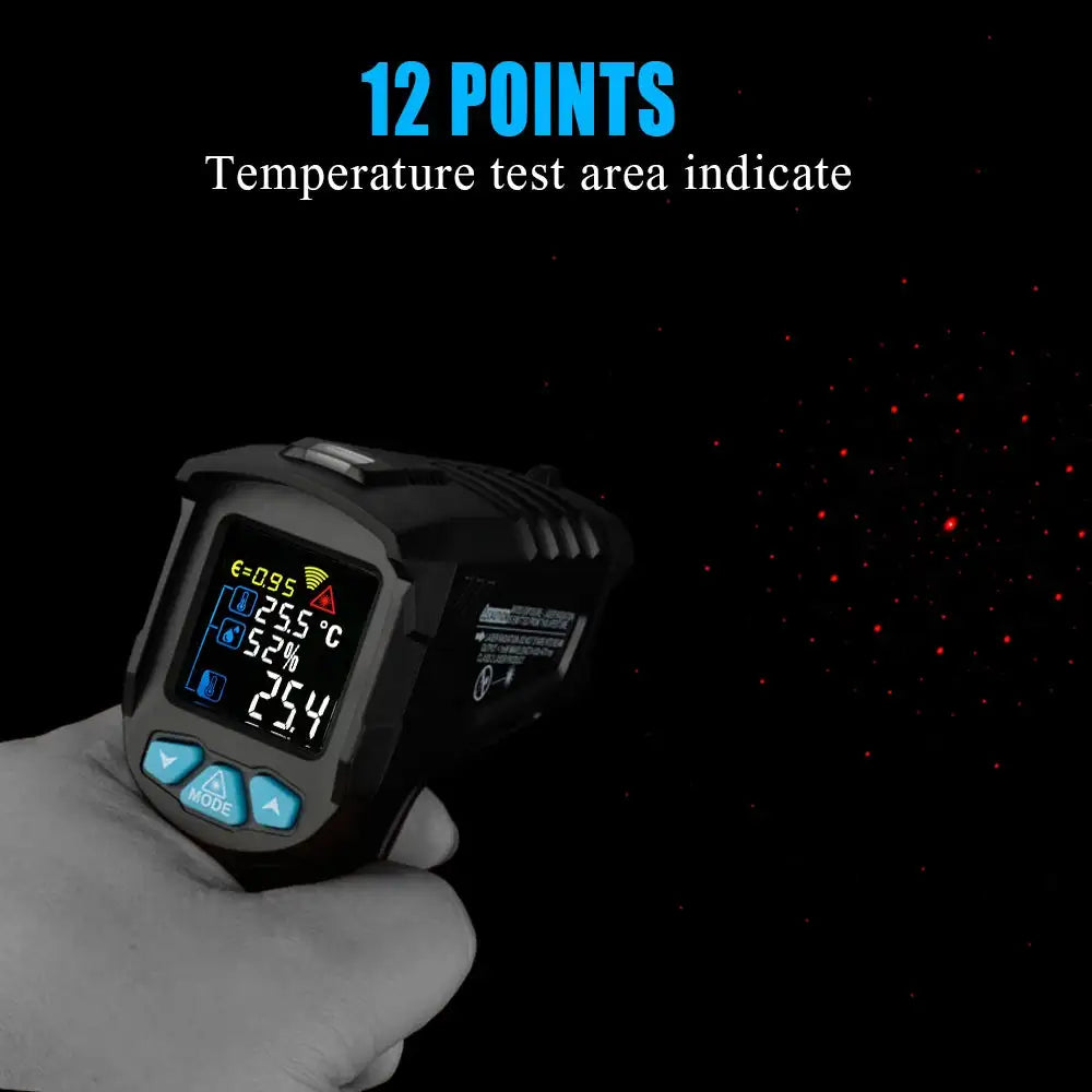 Mestek IR01D Infrared Thermometer With Adjustable Emissivity