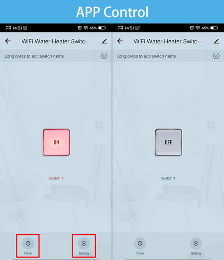 CUSAM Smart Life WiFi Boiler Switch 20A High Power Circuit Breaker