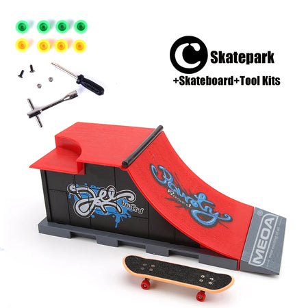 10 In 1 Finger Skateboards Set &ndash; Exciting DIY Skate Park Fun 6C