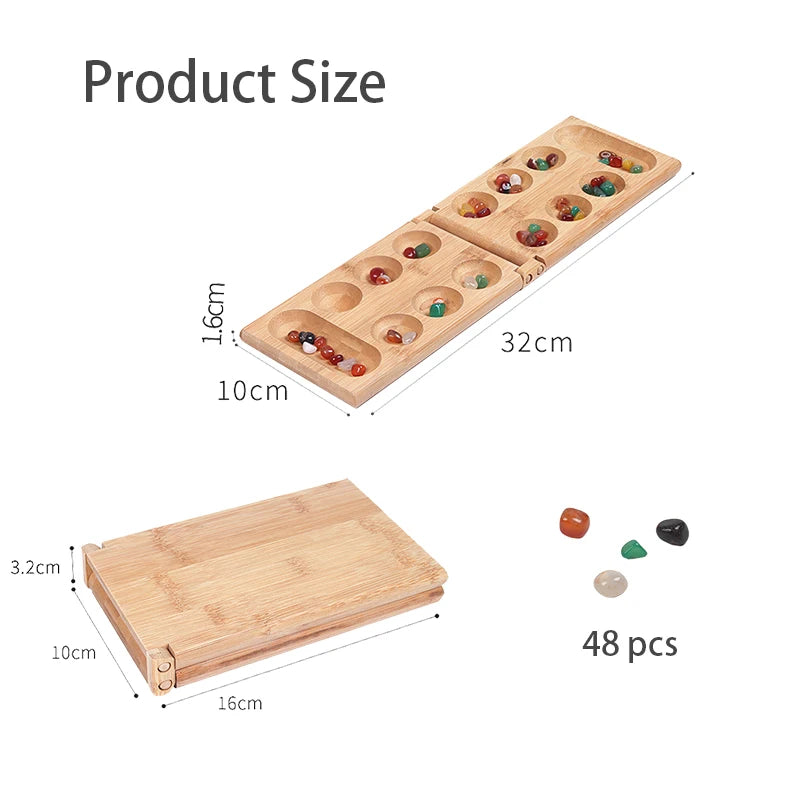 BOS10020 &ndash; Portable Folding Chess Board Educational Toy