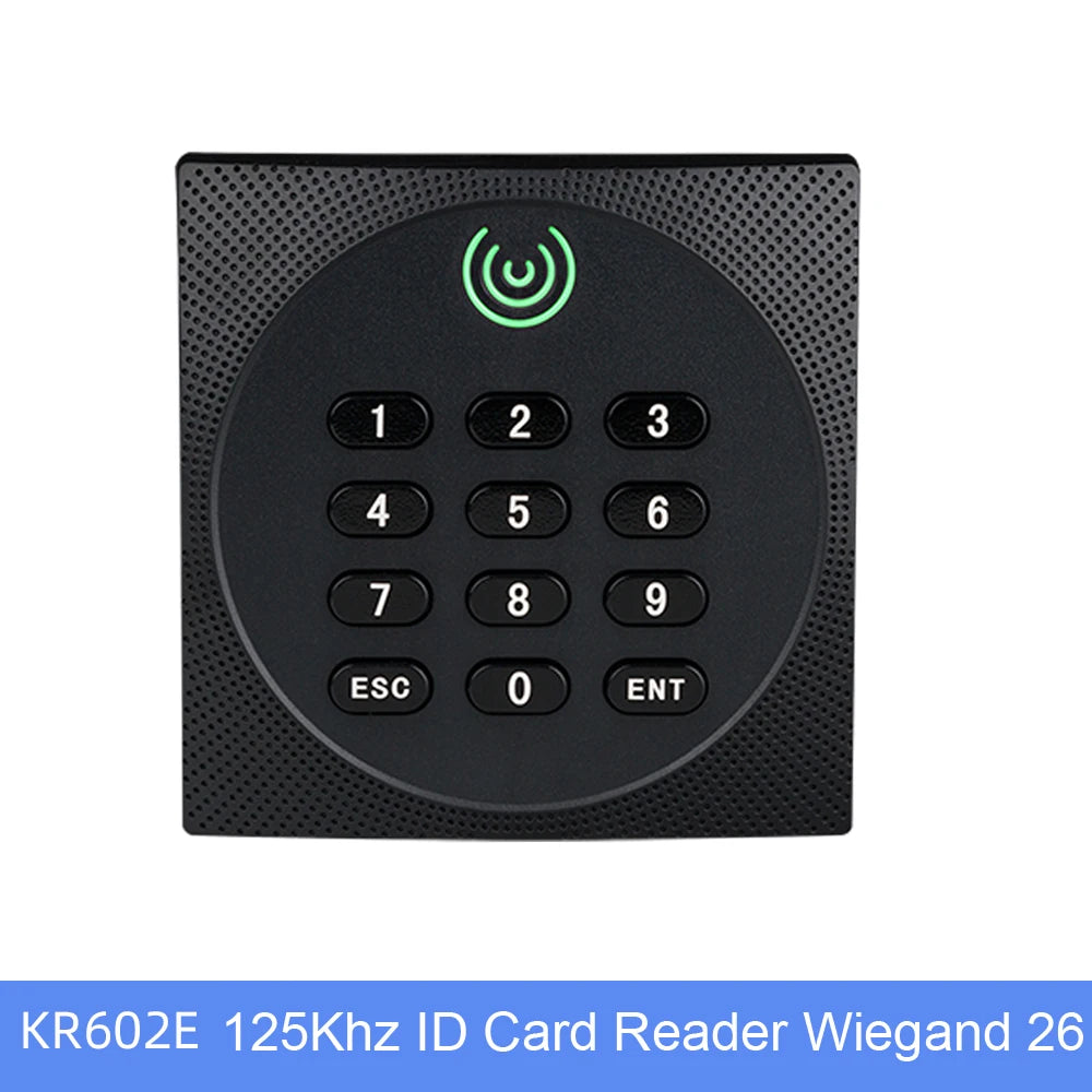 KR602E &ndash; Waterproof Wiegand 26 34 Card Password Reader KR602E 125Khz