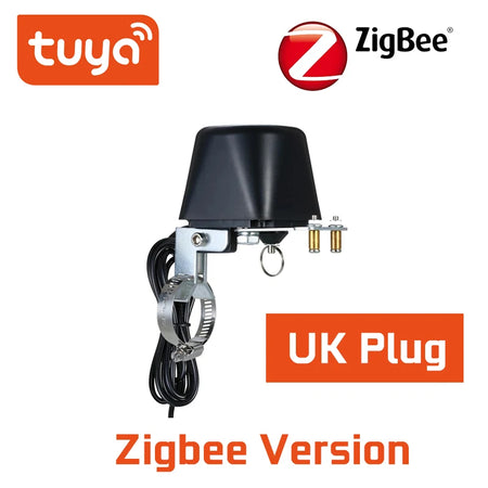 Tuya ZigBee Smart Wireless Gas Water Valve &ndash; Alexa Capable Zigbee UK Plug