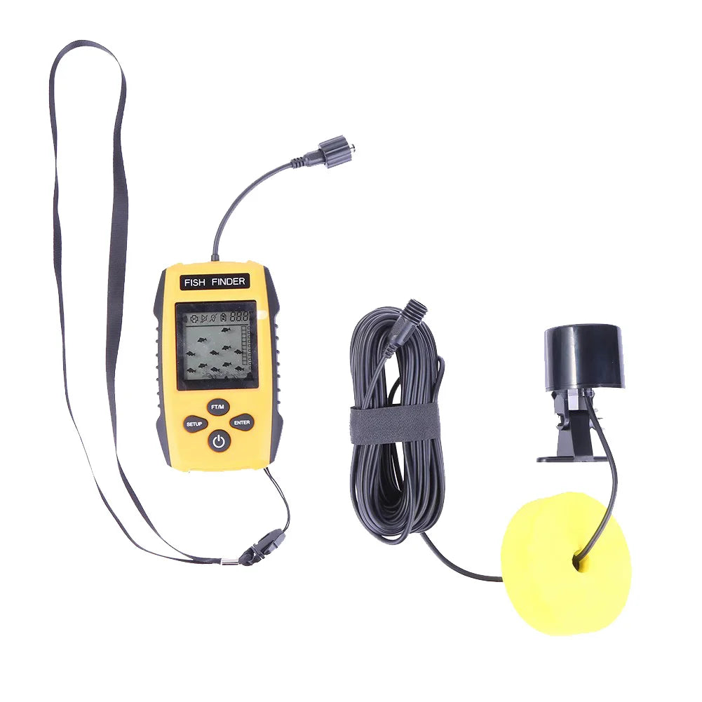 Smart Portable 100M Wireless Sonar Fish Finder for Lake &amp; Sea wired TL88E