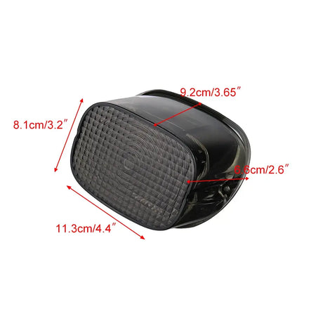 LED Rear Tail Light Motorcycle Taillights Brake Driving Light for 1999-Up Big Twin or Sportster models by InterCyprus Trading Ltd