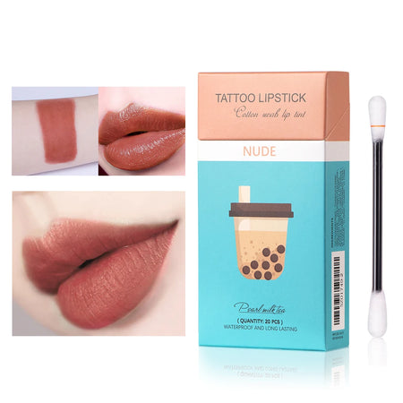 20pcs Non-Stick Waterproof Lip Stain Set nude