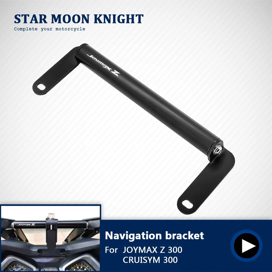 SYM JOYMAX Z 300 Vējstikla Montāžas GPS Viedtālruņa Turētājs CRUISYM 300, Tērauda Konstrukcija