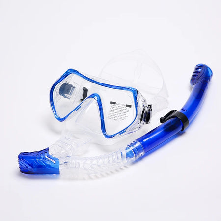 Professional Silicone Skirt Scuba Diving Mask &amp; Snorkeling Suit for Adults 1526198blue tp / CHINA