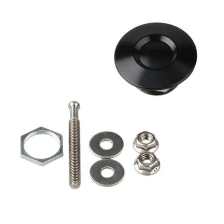 32mm 1Pc/4Pcs Push Button Hood Pins Lock Clip Kit Universal Engine Bonnet Lock Engine Car Quick Latch by InterCyprus Trading Ltd