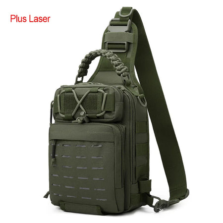 Tactical Camping Bag &ndash; Ultra Multi-Function Molle System Plus Army Green