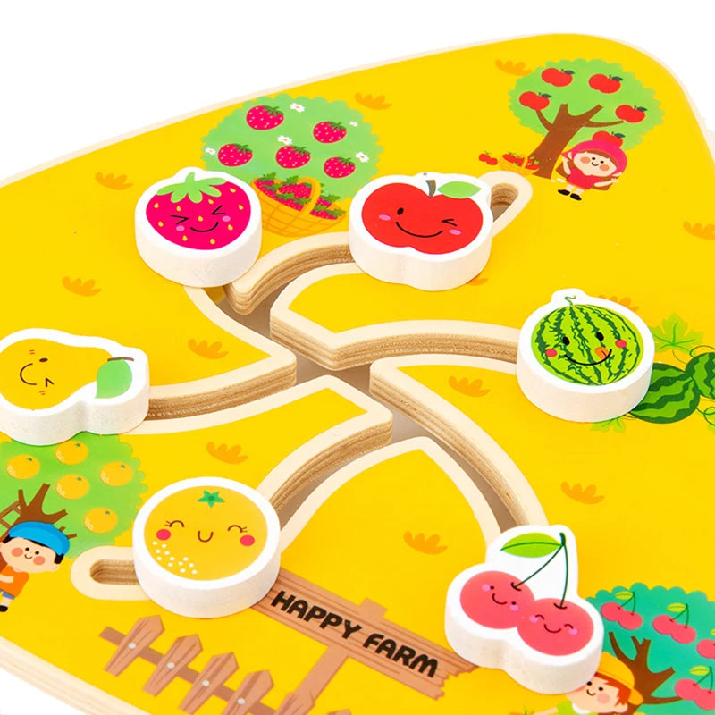 Brozebra Montessori Maze Boards &ndash; Educational Wooden Puzzle