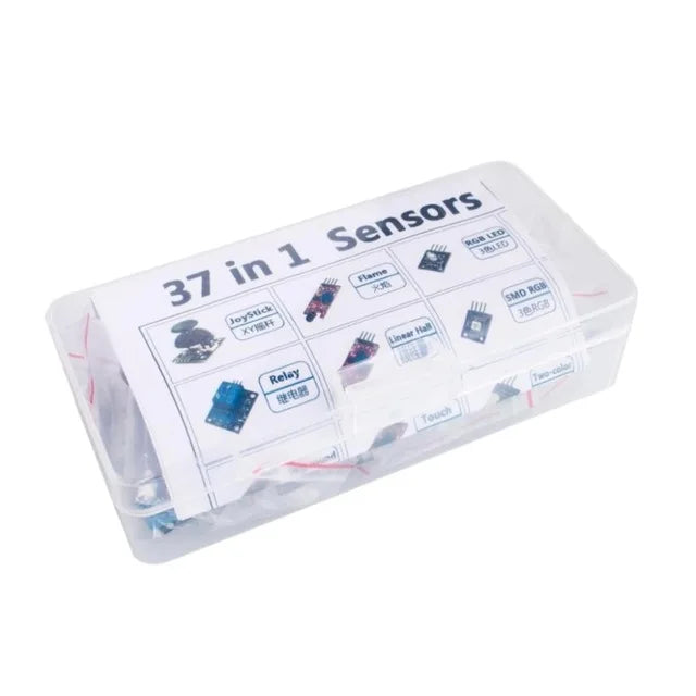 45 in 1 Sensors Modules Starter Kit &ndash; Comprehensive Arduino Toolset 37 in 1 kit box